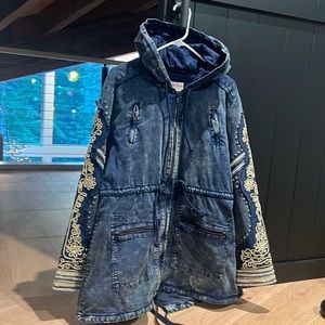 Free People We The Free Embellished Military Jacket